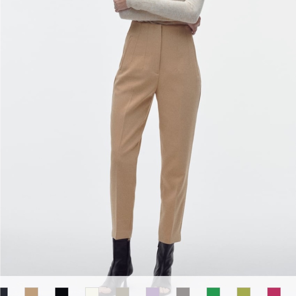 high waisted zara pants